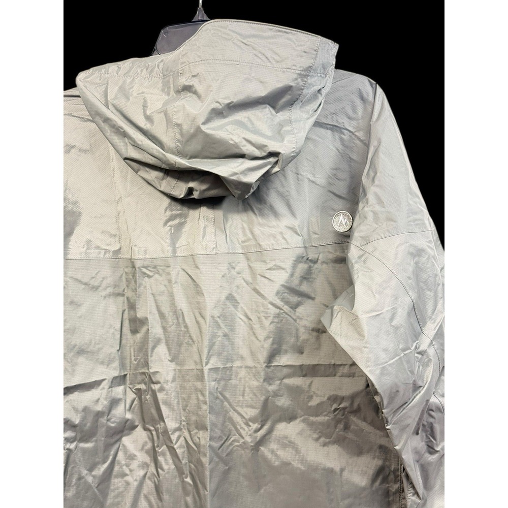 Men's Marmot Precip 50200 Hooded Rain Jacket Large (gargoyle) New With Tags - Picture 5 of 15
